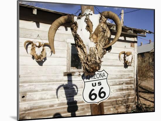 Route 66, Hackberry, Arizona, USA-Julian McRoberts-Mounted Premium Photographic Print