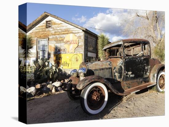 Route 66, Hackberry, Arizona, USA-Julian McRoberts-Stretched Canvas