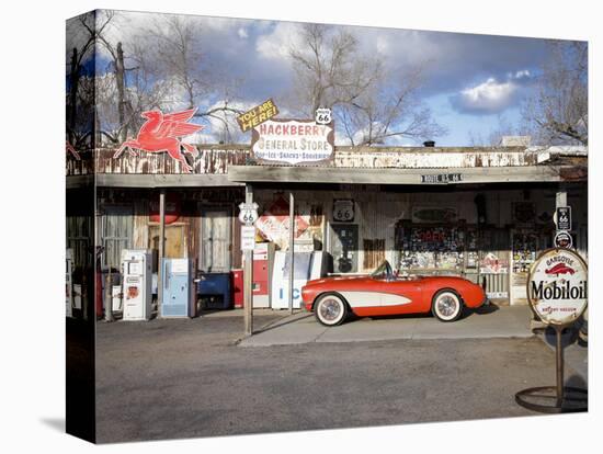 Route 66, Hackberry, Arizona, USA-Julian McRoberts-Stretched Canvas