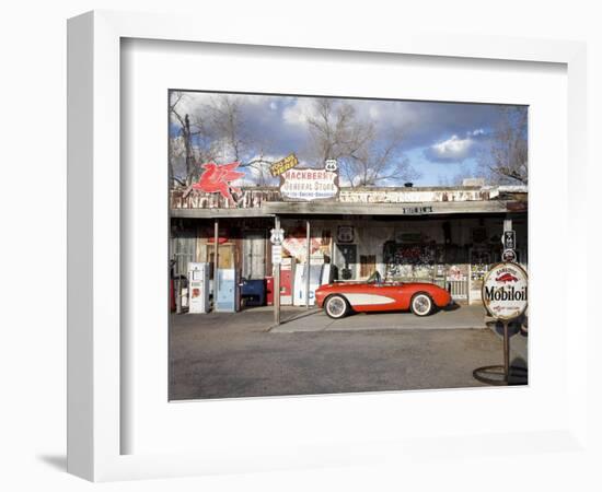 Route 66, Hackberry, Arizona, USA-Julian McRoberts-Framed Photographic Print