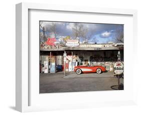 Route 66, Hackberry, Arizona, USA-Julian McRoberts-Framed Photographic Print