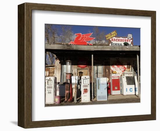 Route 66, Hackberry, Arizona, USA-Julian McRoberts-Framed Photographic Print