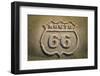 Route 66 Historic Sign, Petrified Forest National Park, Arizona, Usa-Russ Bishop-Framed Photographic Print