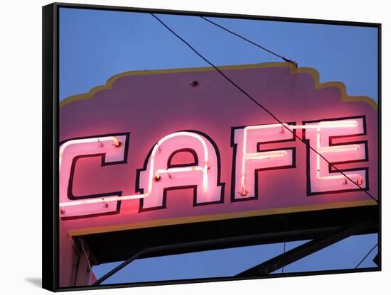 Route 66, Holbrook, Arizona, USA-Julian McRoberts-Framed Stretched Canvas