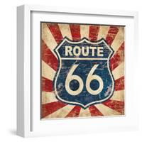 Route 66 I Sq-N. Harbick-Framed Art Print