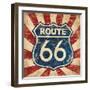 Route 66 I Sq-N. Harbick-Framed Art Print