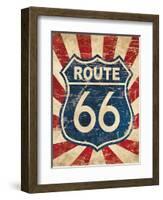 Route 66 I-N. Harbick-Framed Art Print