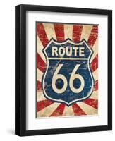 Route 66 I-N. Harbick-Framed Art Print