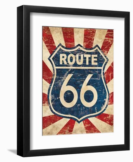 Route 66 I-N. Harbick-Framed Art Print