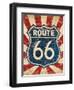 Route 66 I-N. Harbick-Framed Art Print