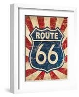 Route 66 I-N. Harbick-Framed Art Print