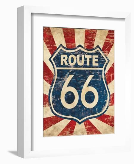 Route 66 I-N. Harbick-Framed Art Print