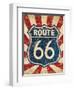 Route 66 I-N. Harbick-Framed Art Print