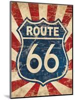 Route 66 I-N. Harbick-Mounted Art Print