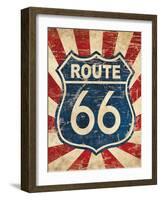 Route 66 I-N. Harbick-Framed Premium Giclee Print