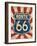 Route 66 I-N. Harbick-Framed Premium Giclee Print