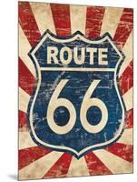 Route 66 I-N. Harbick-Mounted Art Print