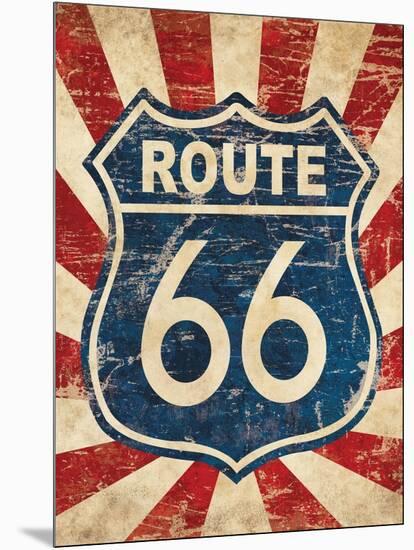 Route 66 I-N. Harbick-Mounted Art Print