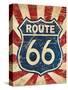 Route 66 I-N. Harbick-Stretched Canvas