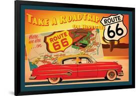 Route 66 I-Jason Giacopelli-Framed Art Print