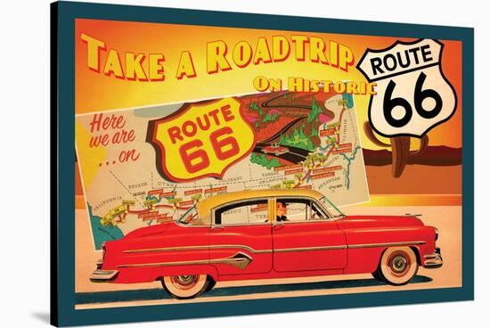 Route 66 I-Jason Giacopelli-Stretched Canvas