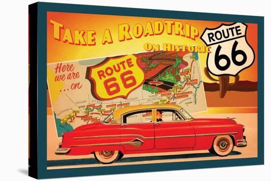 Route 66 I-Jason Giacopelli-Stretched Canvas