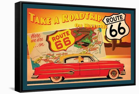 Route 66 I-Jason Giacopelli-Framed Stretched Canvas