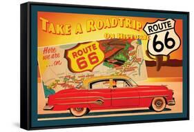 Route 66 I-Jason Giacopelli-Framed Stretched Canvas