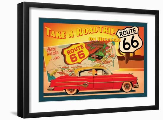 Route 66 I-Jason Giacopelli-Framed Premium Giclee Print