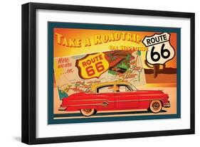 Route 66 I-Jason Giacopelli-Framed Premium Giclee Print