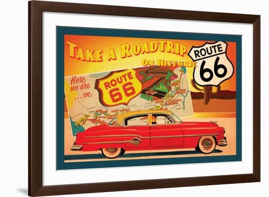 Route 66 I-Jason Giacopelli-Framed Art Print