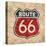 Route 66 II Sq-N. Harbick-Stretched Canvas