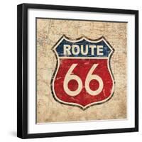 Route 66 II Sq-N. Harbick-Framed Art Print