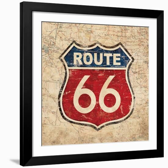 Route 66 II Sq-N. Harbick-Framed Art Print