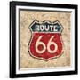 Route 66 II Sq-N. Harbick-Framed Art Print