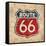 Route 66 II Sq-N. Harbick-Framed Stretched Canvas