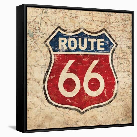 Route 66 II Sq-N. Harbick-Framed Stretched Canvas