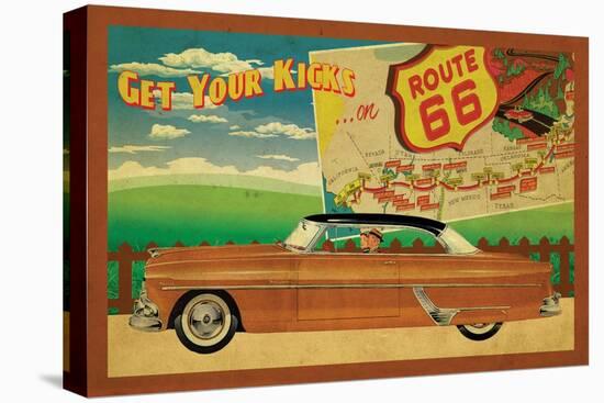 Route 66 II-Jason Giacopelli-Stretched Canvas