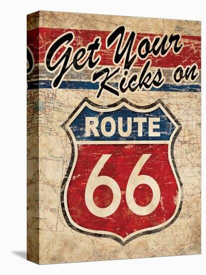 Route 66 II-N. Harbick-Stretched Canvas