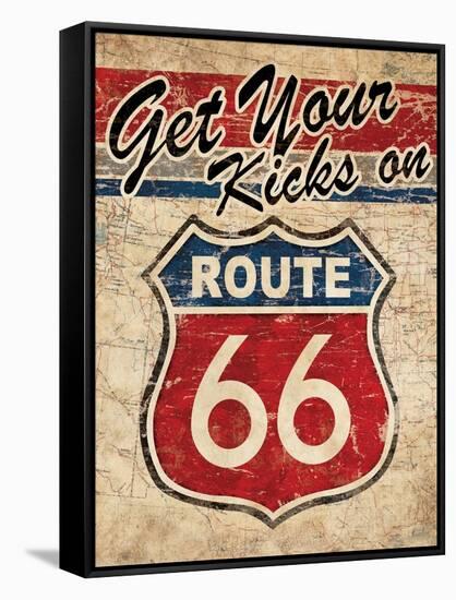 Route 66 II-N. Harbick-Framed Stretched Canvas