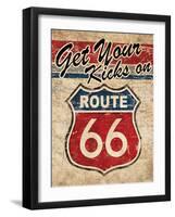 Route 66 II-N. Harbick-Framed Art Print