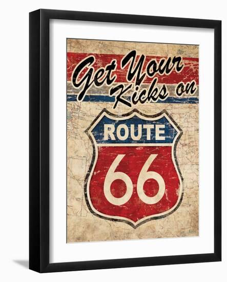 Route 66 II-N. Harbick-Framed Art Print