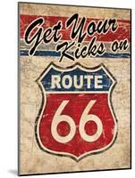 Route 66 II-N. Harbick-Mounted Art Print