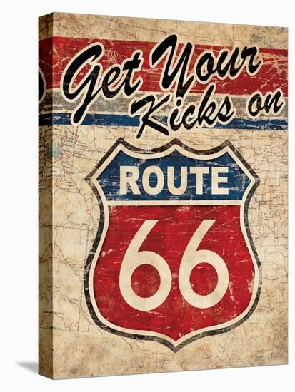 Route 66 II-N. Harbick-Stretched Canvas