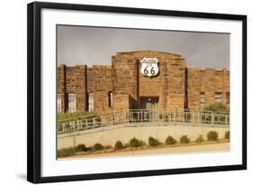 Route 66 Interpretive Center, Chandler, Oklahoma, USA-Walter Bibikow-Framed Photographic Print