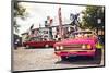 Route 66 Lot-null-Mounted Art Print