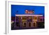 Route 66 Neon El Rancho Hotel Gallup NM-George Oze-Framed Photographic Print