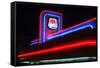 Route 66 Neon Sign, Albuquerque, New Mexico-George Oze-Framed Stretched Canvas