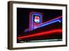 Route 66 Neon Sign, Albuquerque, New Mexico-George Oze-Framed Photographic Print