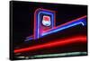 Route 66 Neon Sign, Albuquerque, New Mexico-George Oze-Framed Stretched Canvas